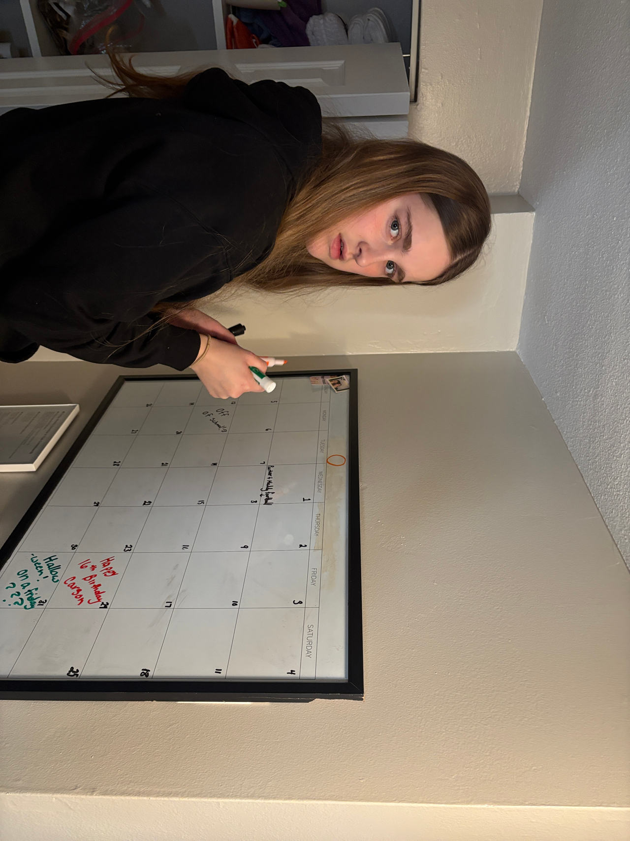 Dry Erase Wall Calendar