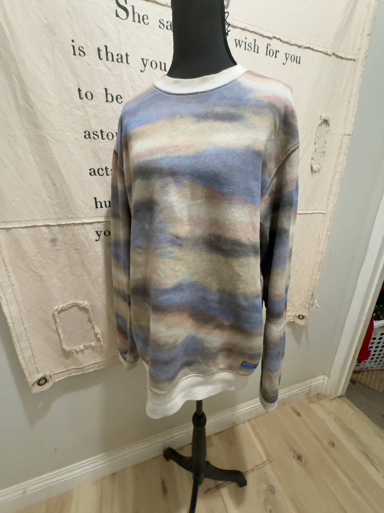 Scotch & Soda Blurred Landscape Crewneck Sweatshirt