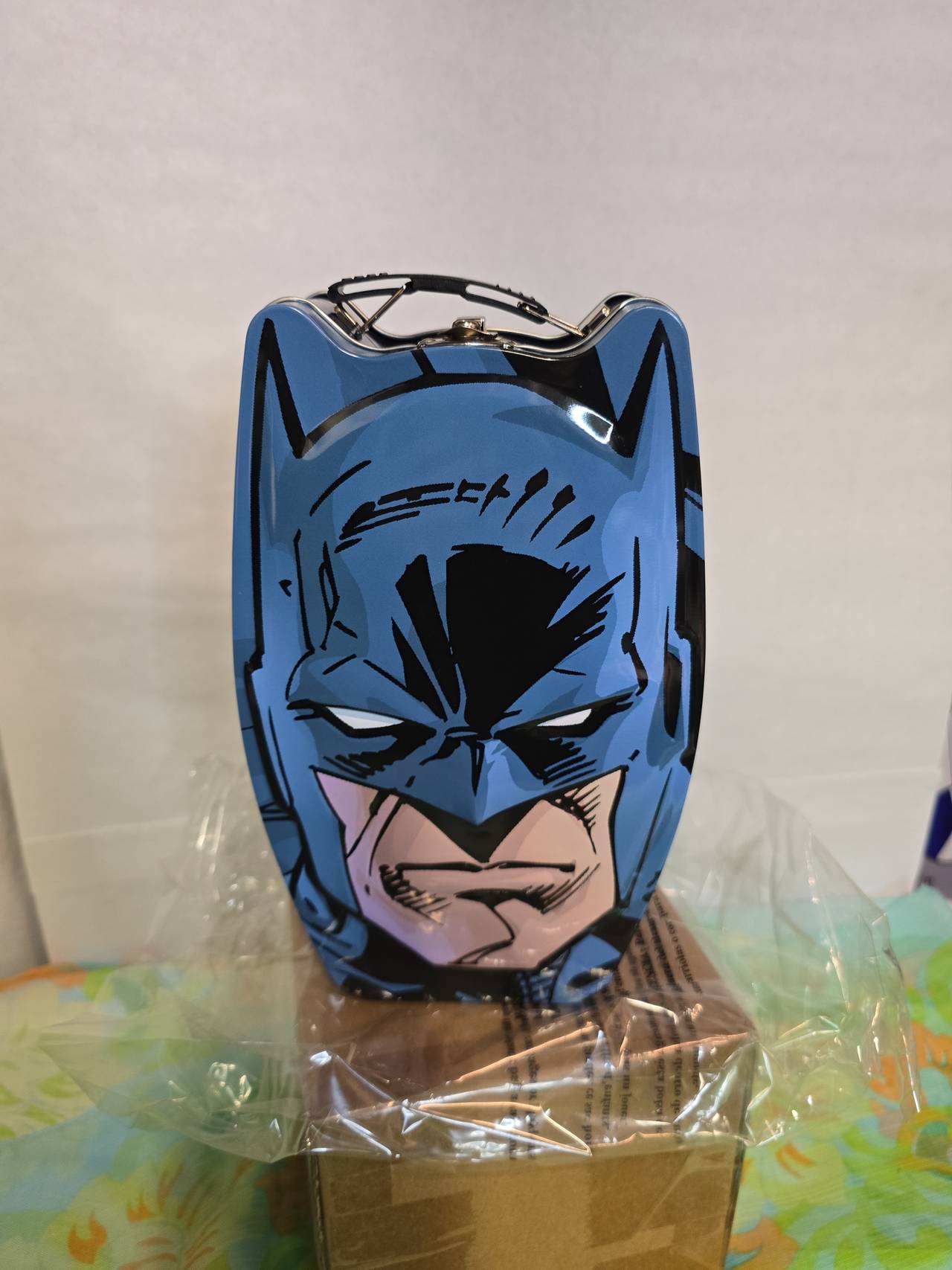 Batman Head Shaped Tin Lunch Box
