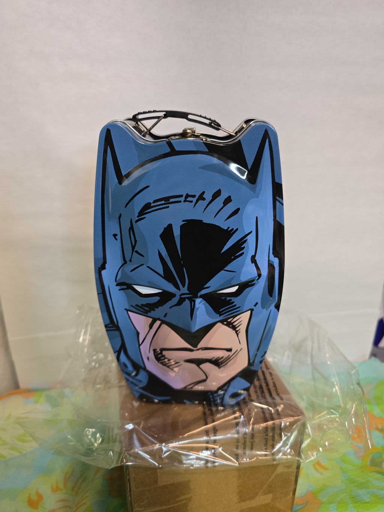 Batman Head Shaped Tin Lunch Box