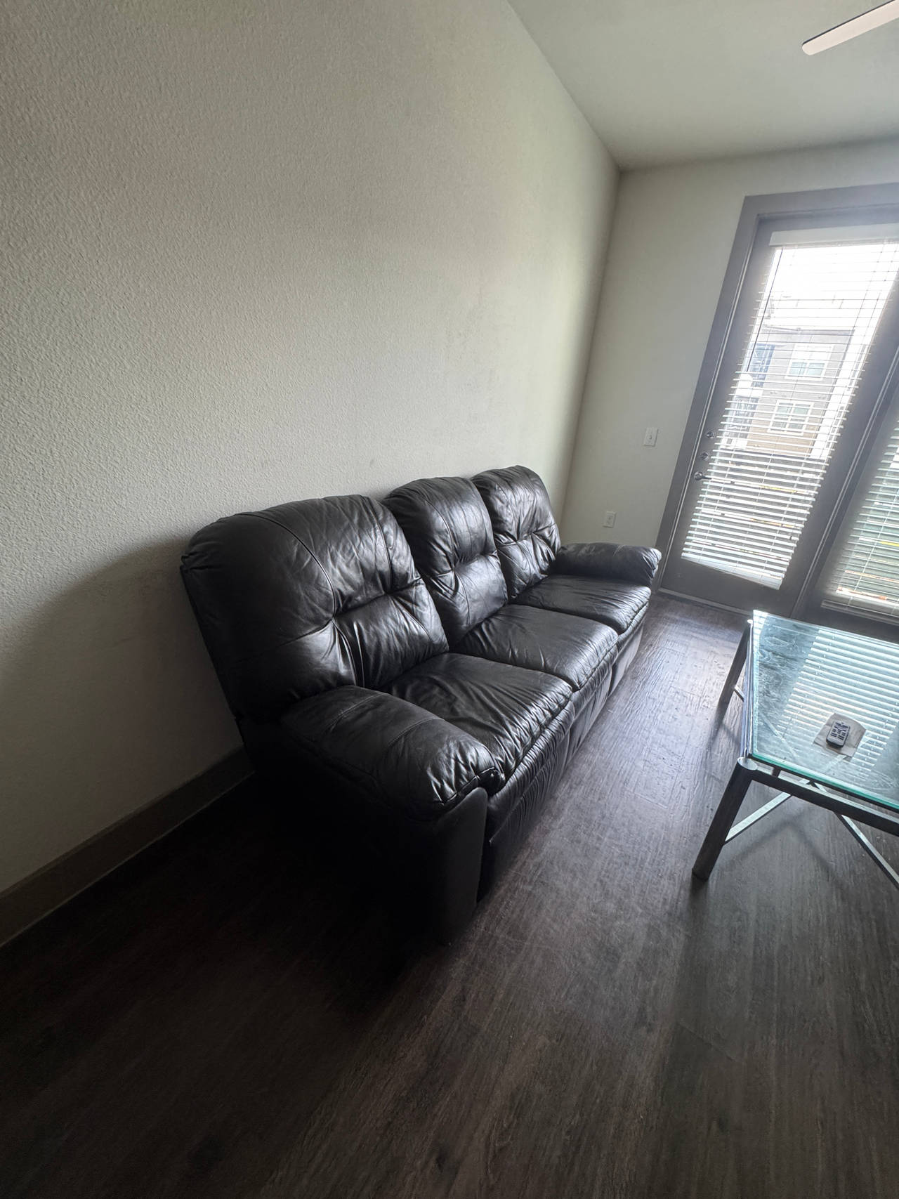 Black Leather Sofa