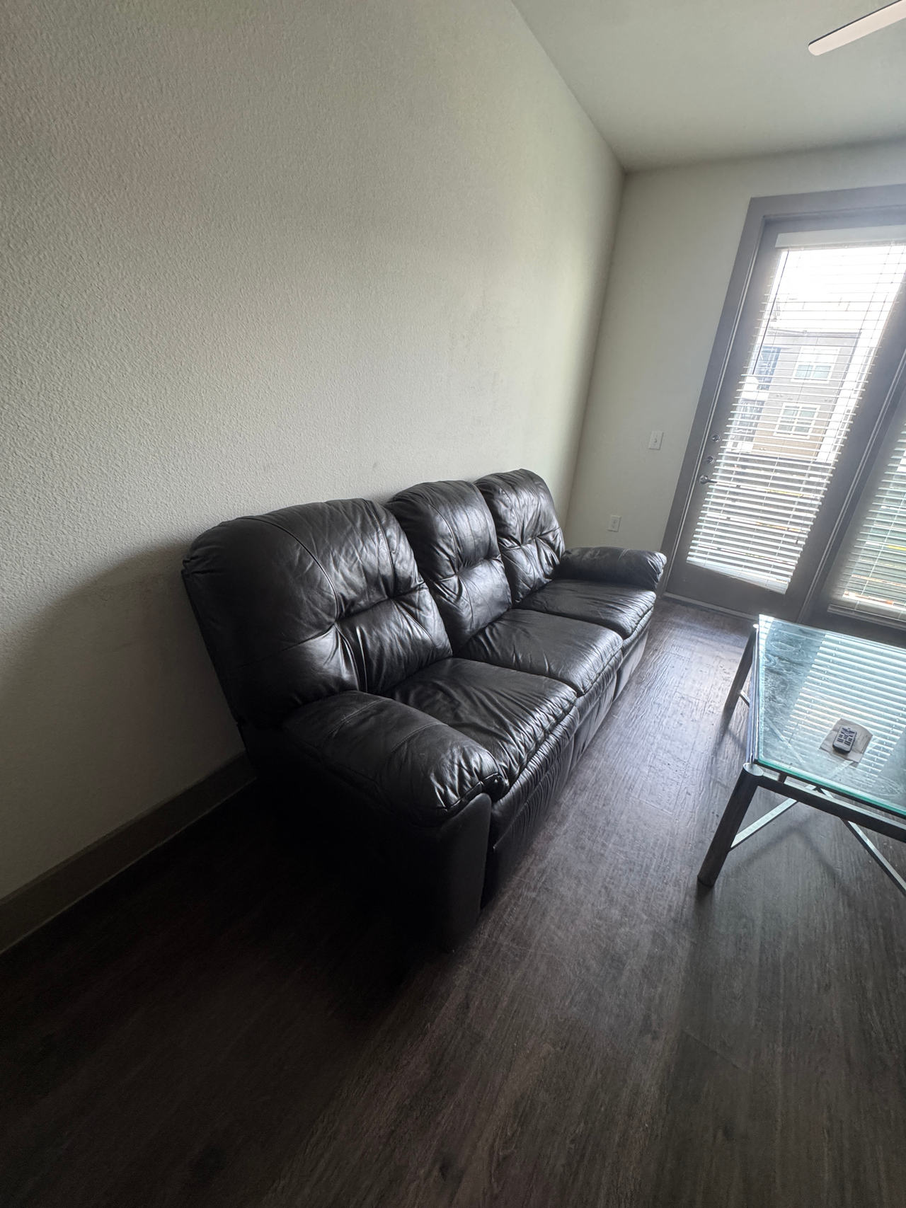Black Leather Sofa