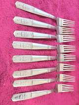 Vintage Thai Bronze Flatware Set - Image 6