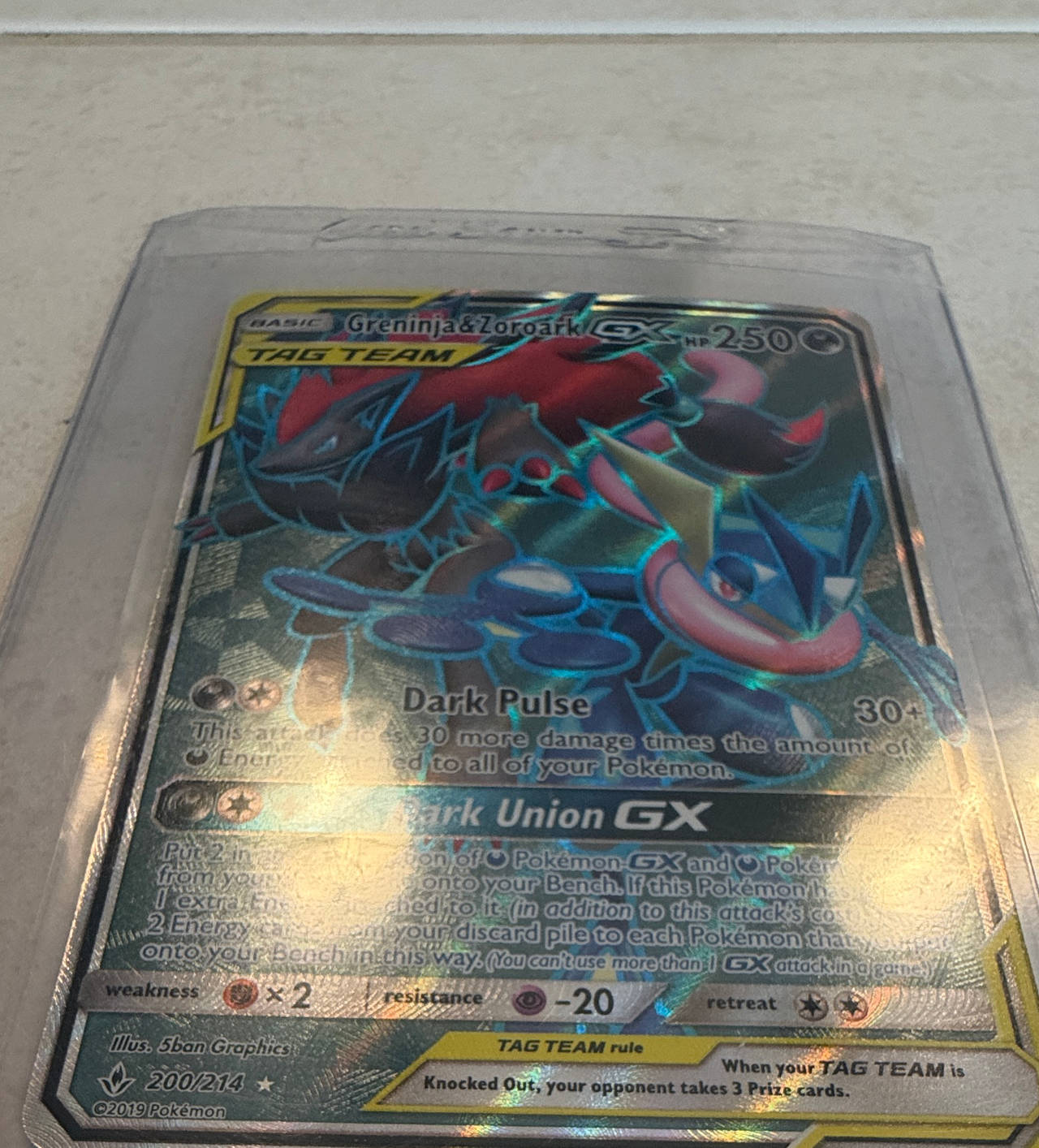 Greninja & Zoroark GX 200/214 Unbroken Bonds