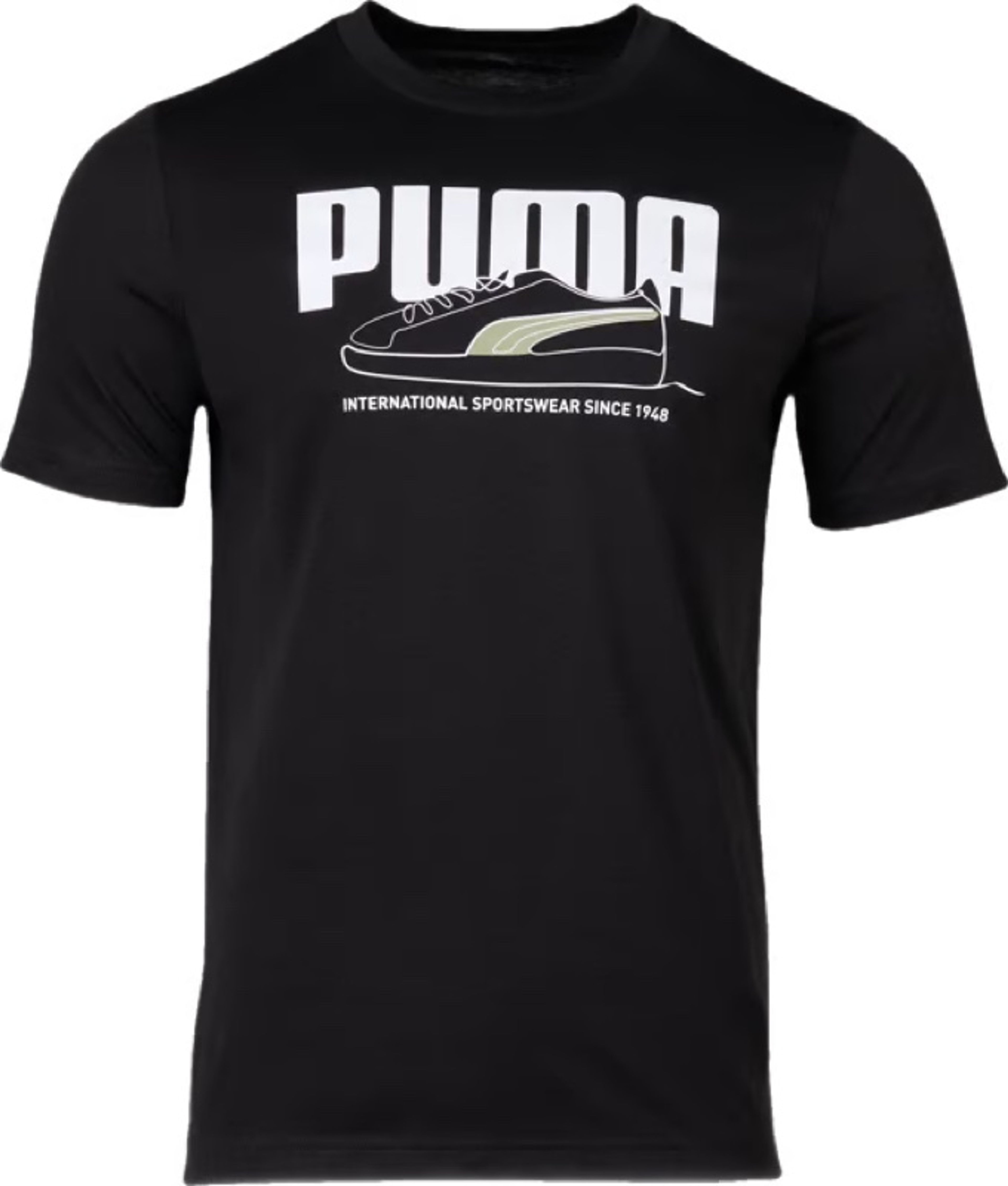 PUMA Men's Graphic Tee Black