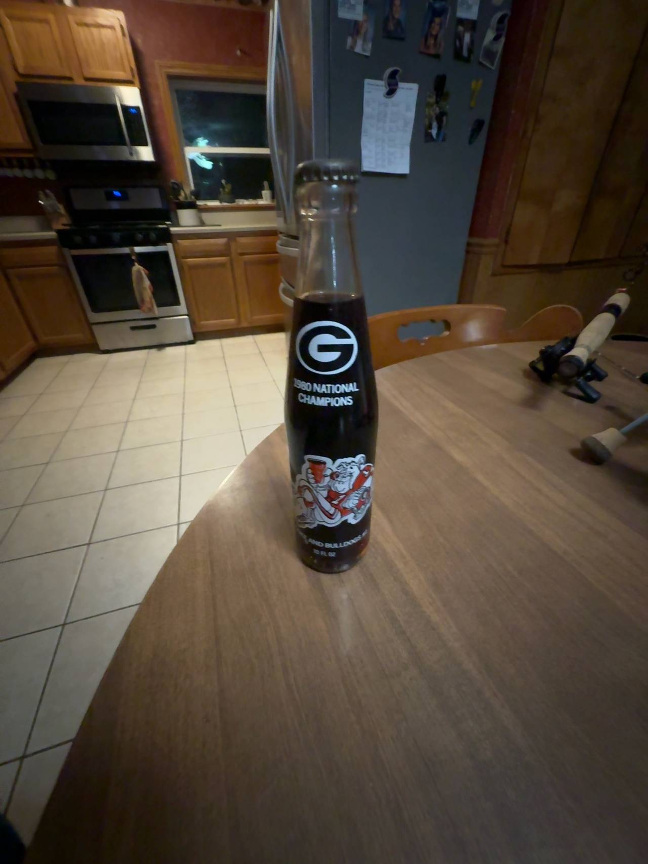 Coca-Cola 10 oz Georgia Bulldogs 1980 National Champions Commemorative Bottle