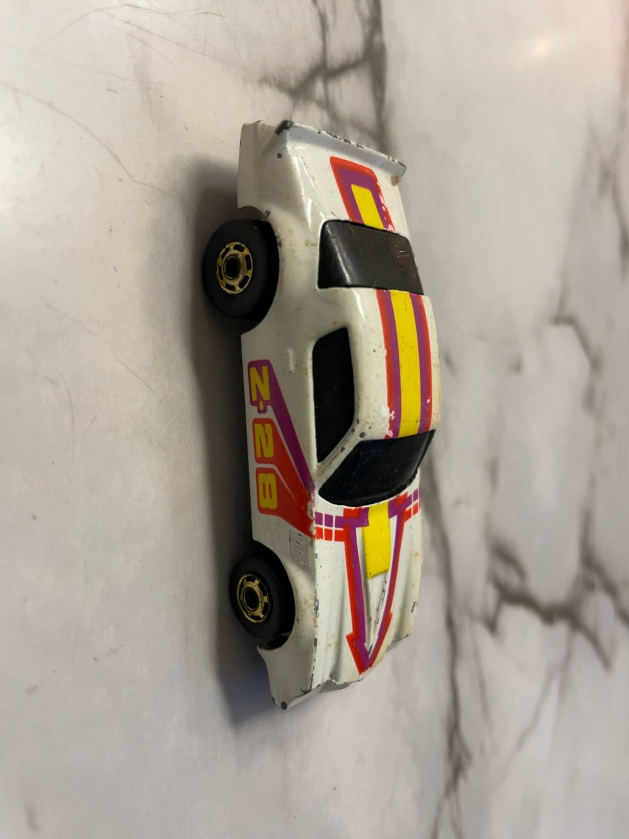 Hot Wheels 1982 Camaro Z-28 White with Gold Wheels