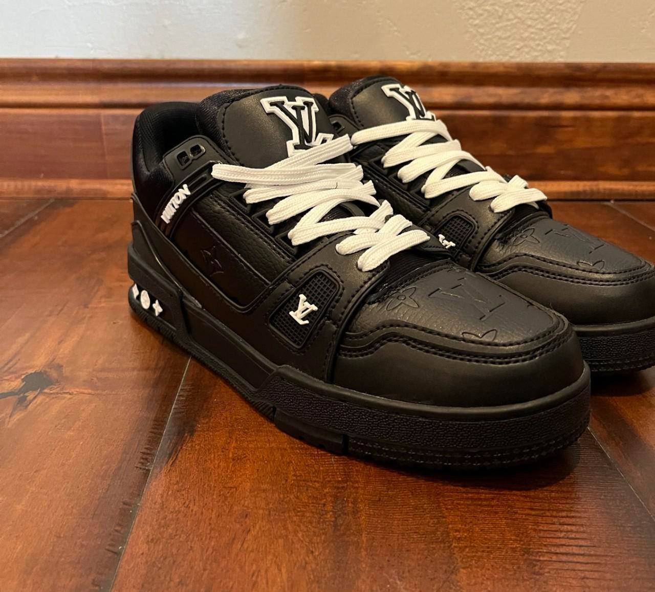 Louis Vuitton LV Trainer Black White