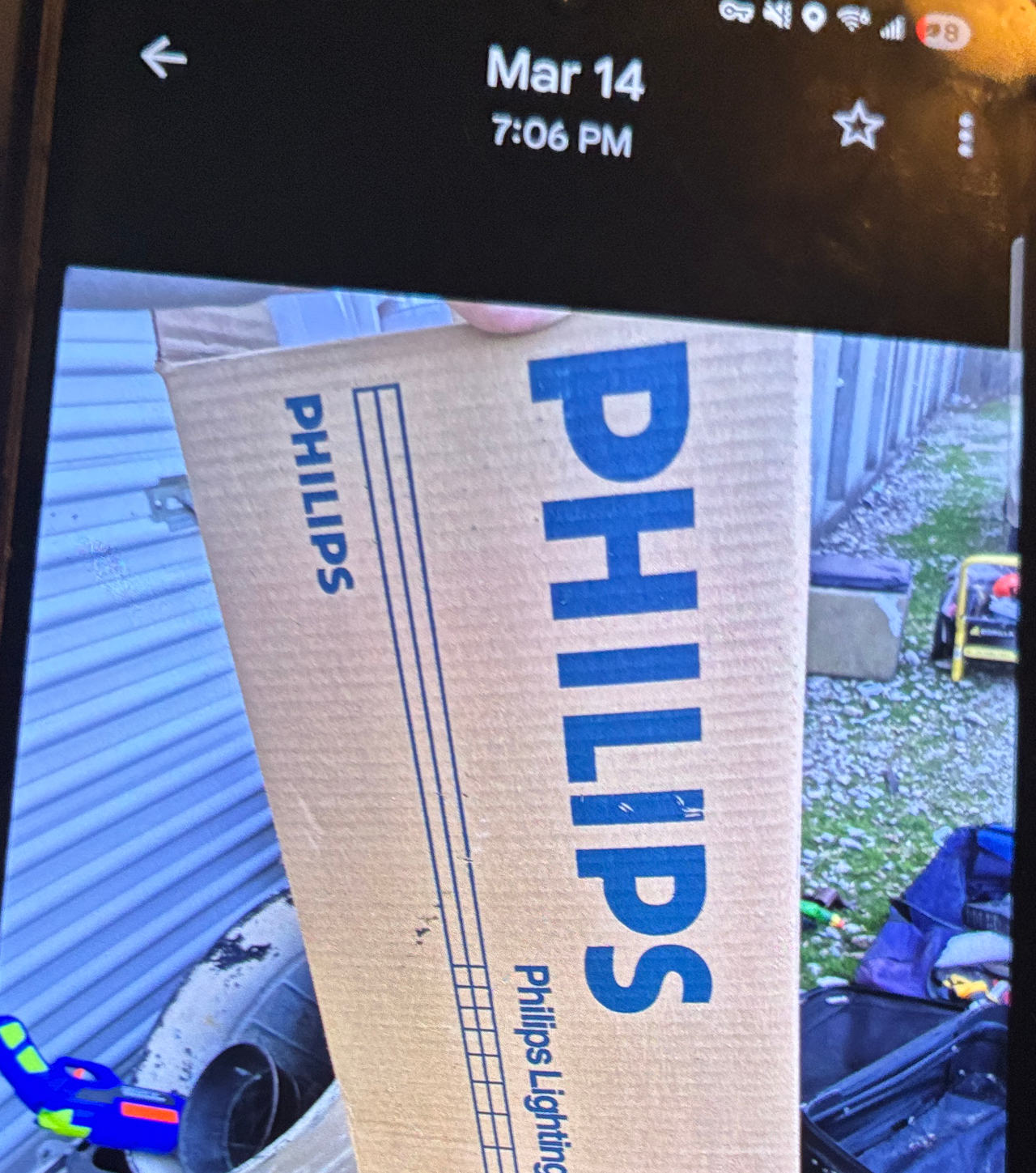 Philips Fluorescent Light Tubes Case