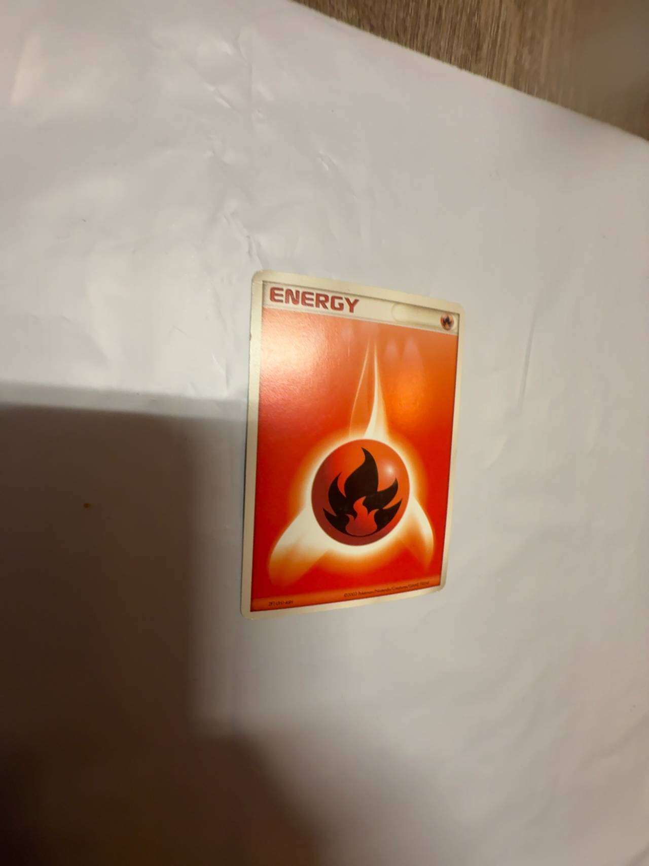 Pokémon Fire Energy Card
