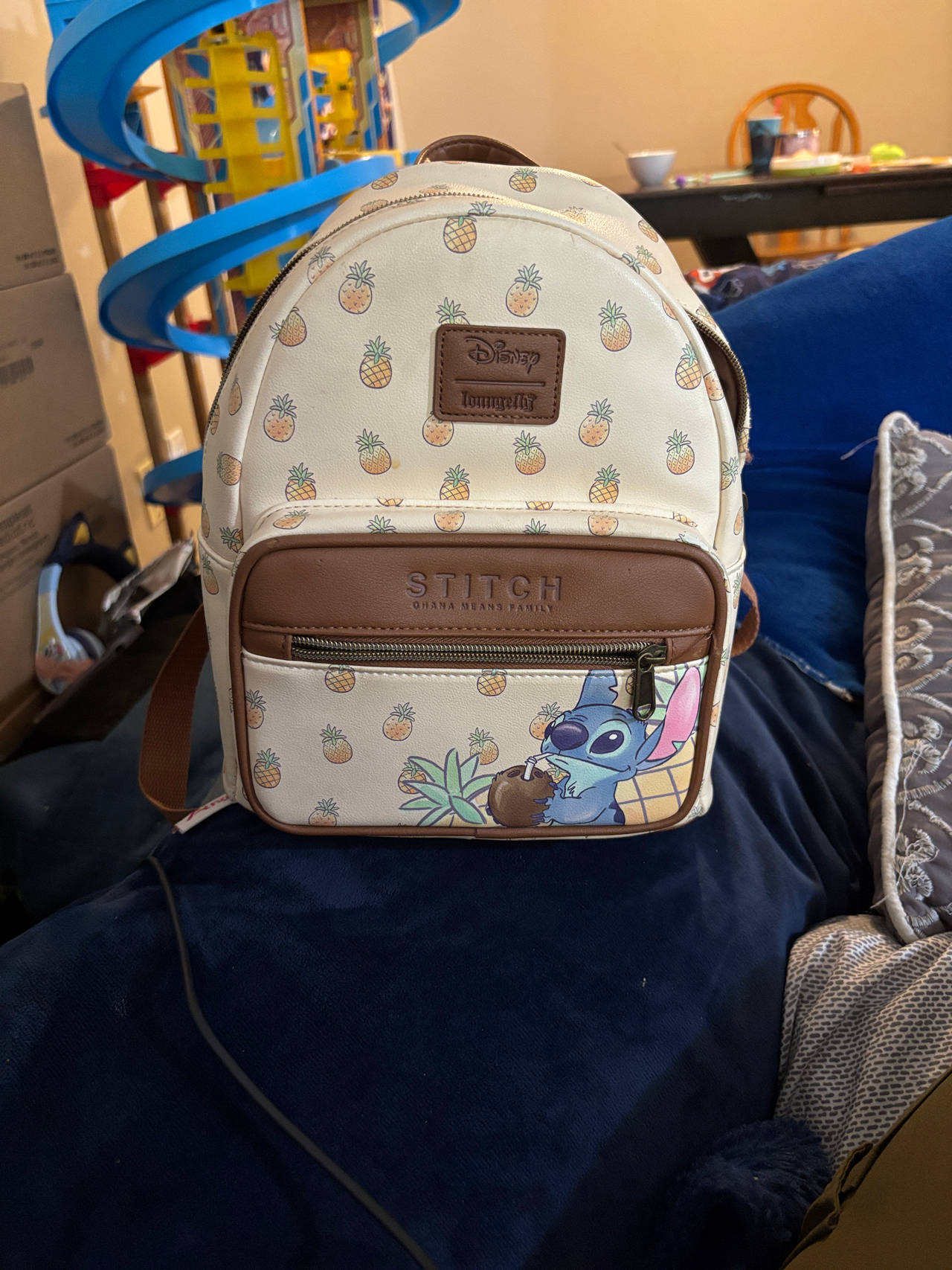 Loungefly Disney Stitch Pineapple Mini Backpack