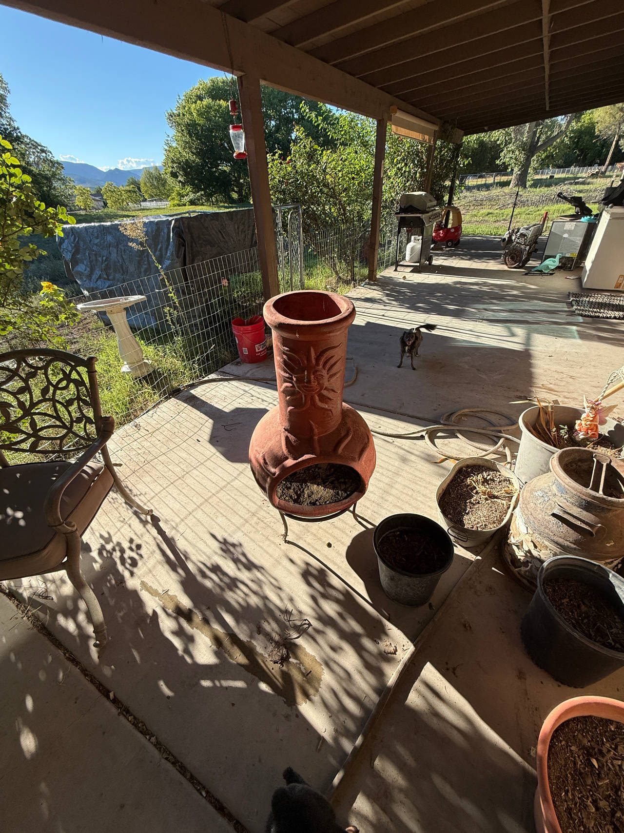 Clay Chiminea