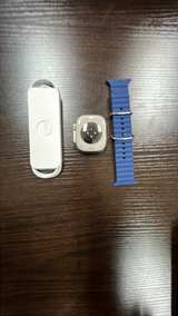 Apple Watch Ultra 2 (GPS + Cellular, 49mm) Natural Titanium Case with Blue Ocean Band - Image 3