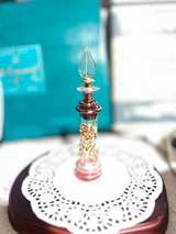 Vintage Egyptian Hand Blown Glass Perfume Bottle - Image 4