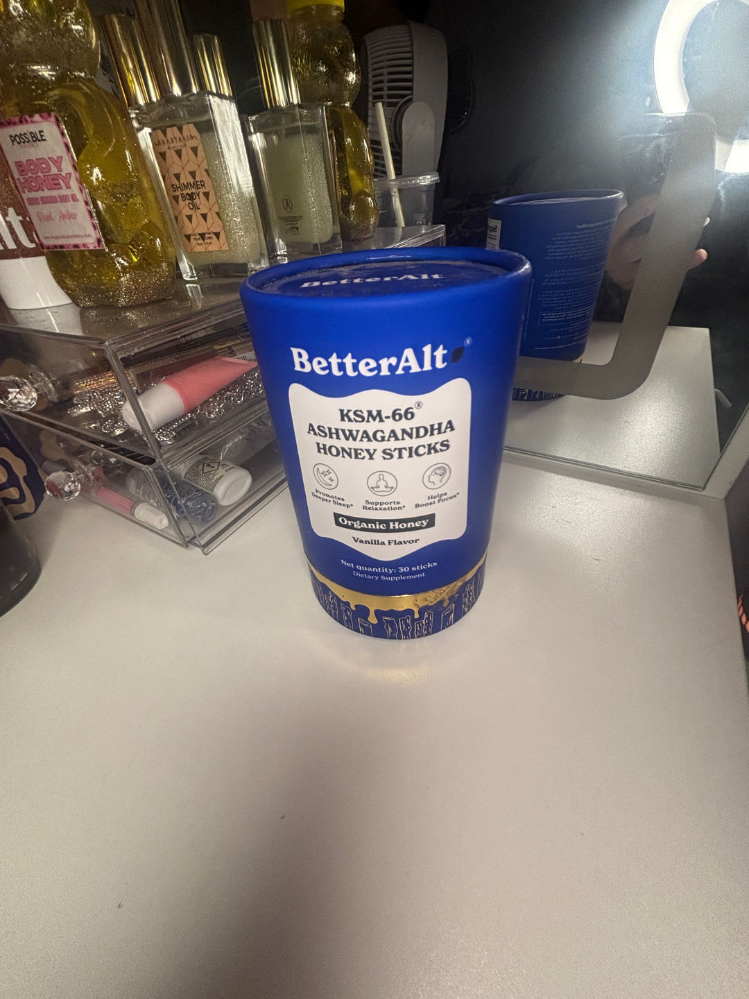 BetterAlt KSM-66 Ashwagandha Honey Sticks