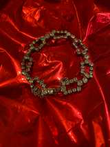 Vintage rhinestone silver bracelet - Image 5