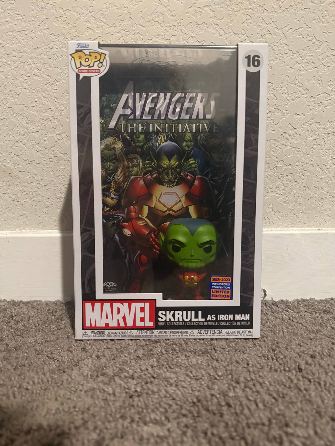 Funko Pop! Comic Cover: Marvel Skrull as Iron Man