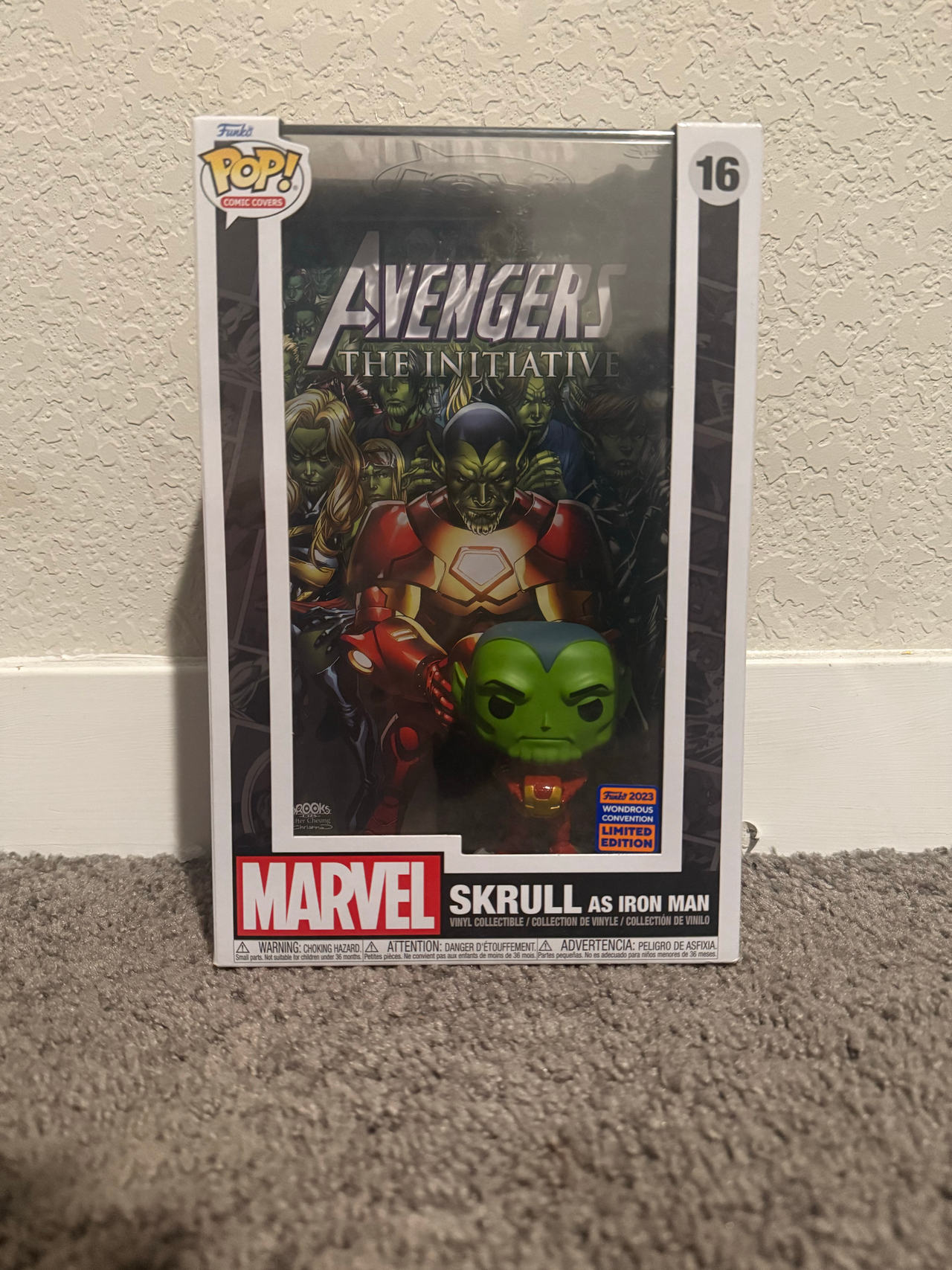Funko Pop! Comic Cover: Marvel Skrull as Iron Man