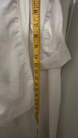 Zac & Rachel White Button Down Shirt with Stretch Sides - Image 2