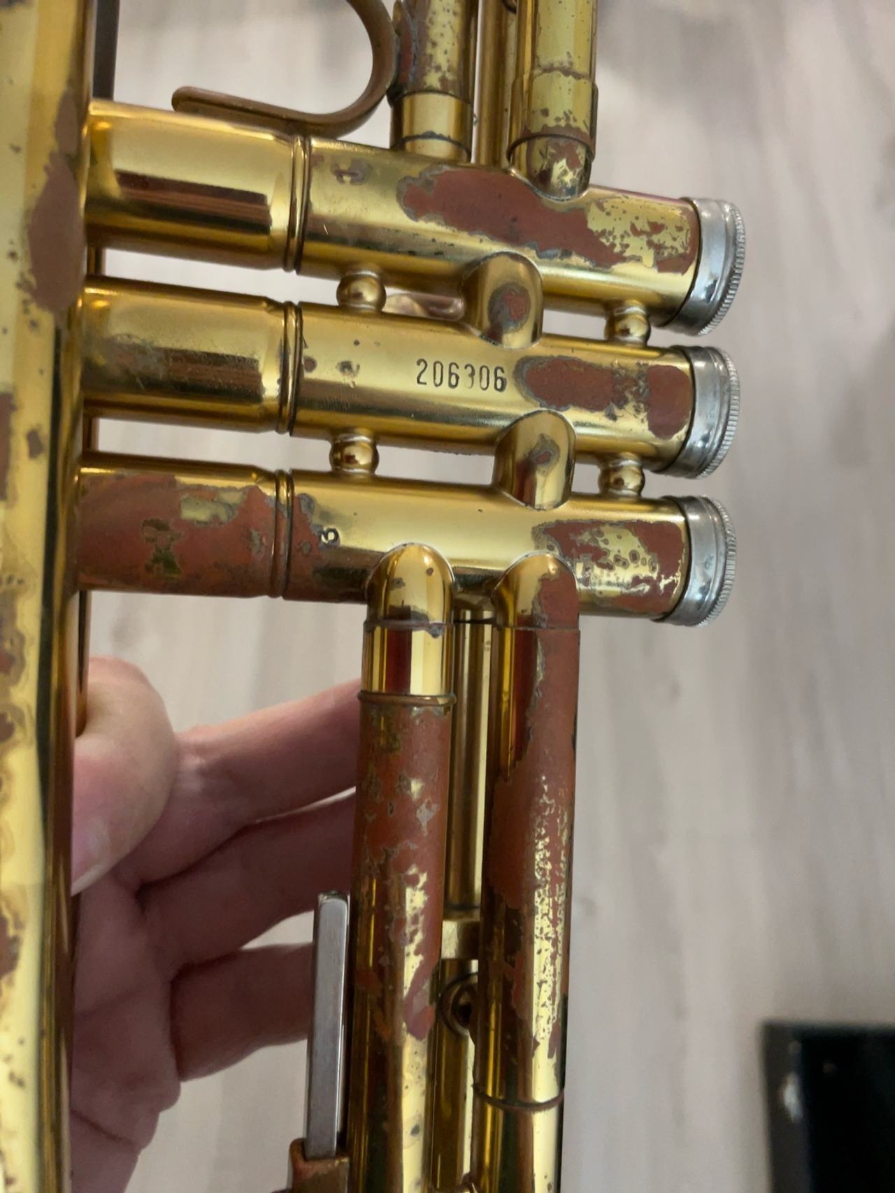 Holton Super Collegiate Model 608 Tri-Color Trumpet