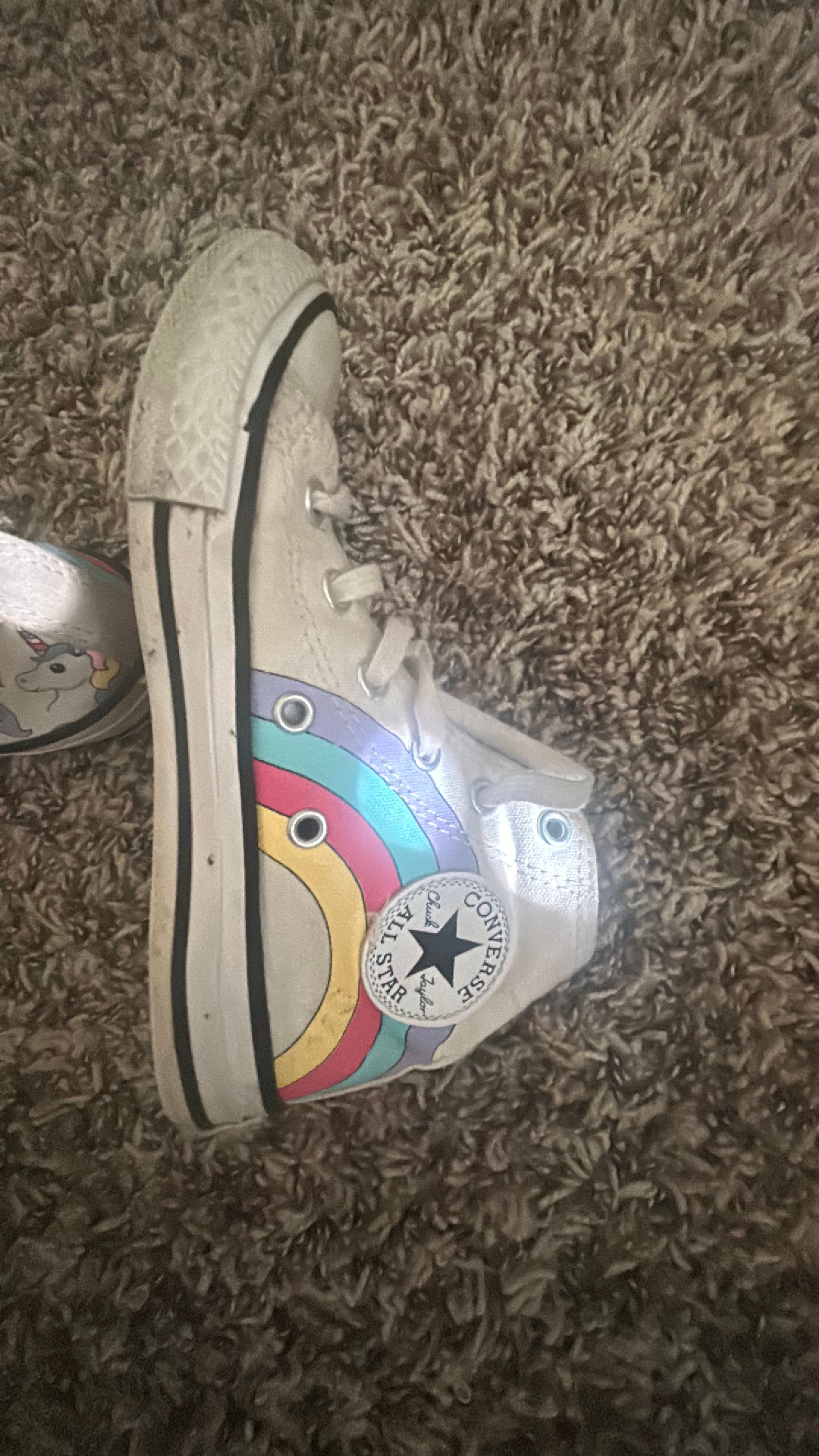 Converse Kids Chuck Taylor All Star Unicorn Rainbow High Top - Image 2