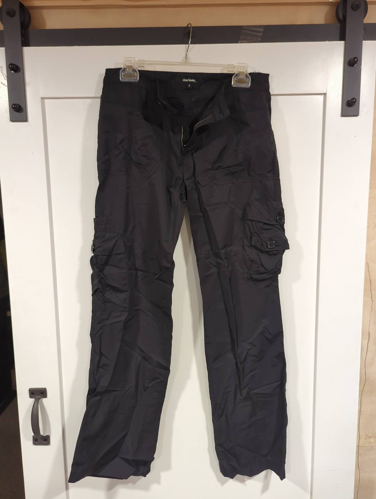 Daisy Fuentes Women's Black Cargo Pants