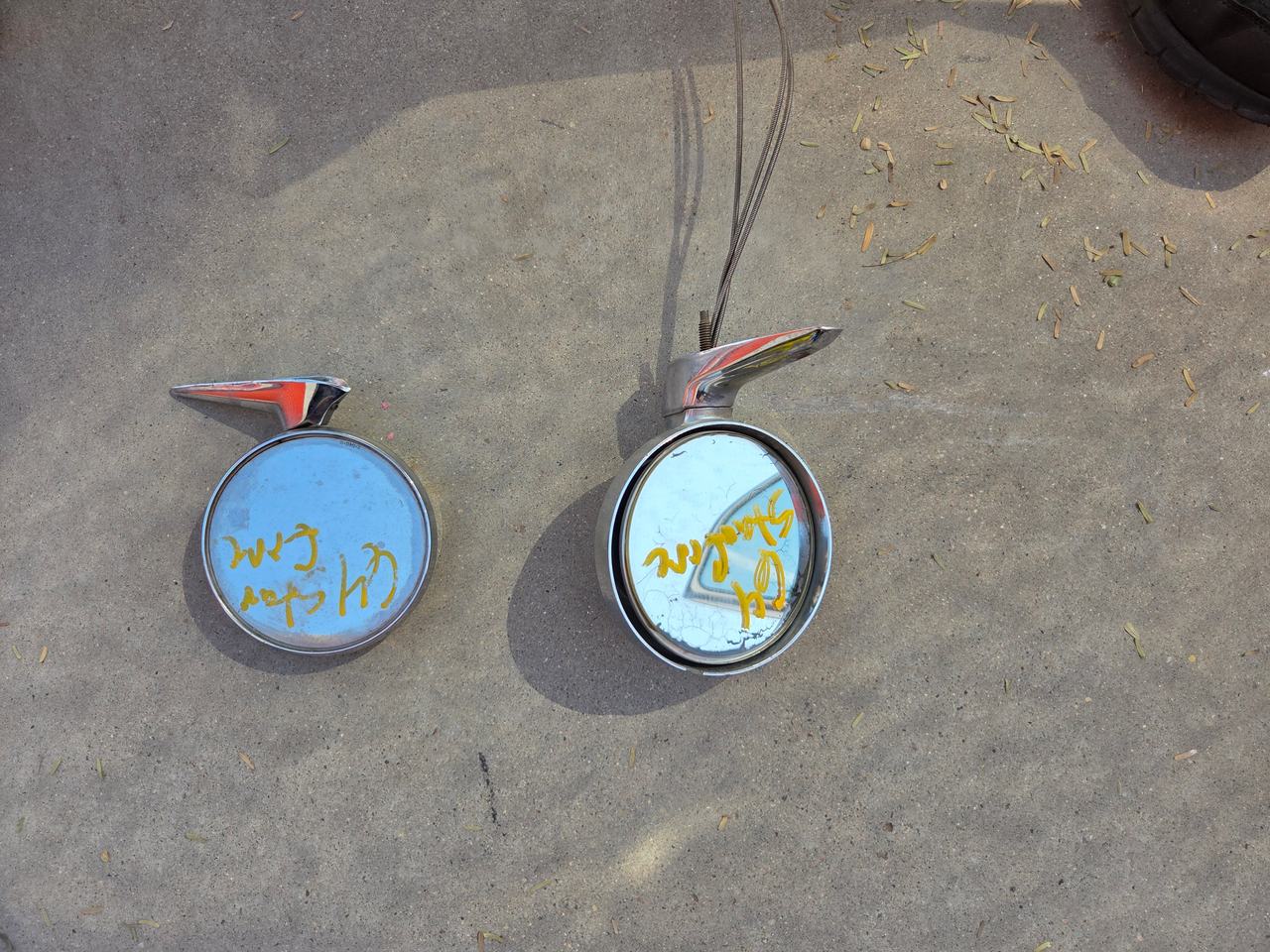 1960s Chevrolet Impala Chrome Side Mirrors