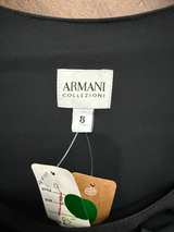 Armani Black Midi Dress - Image 3