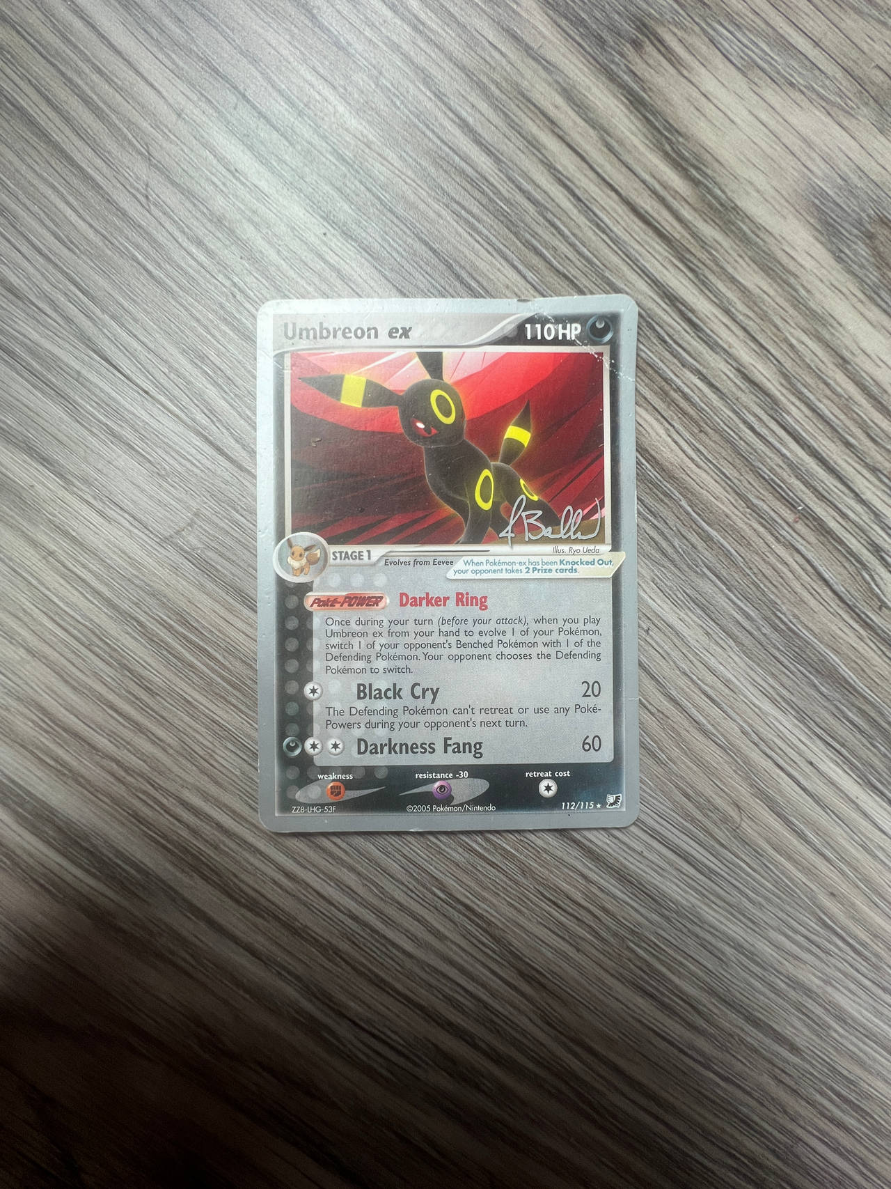 Umbreon ex Pokémon Card