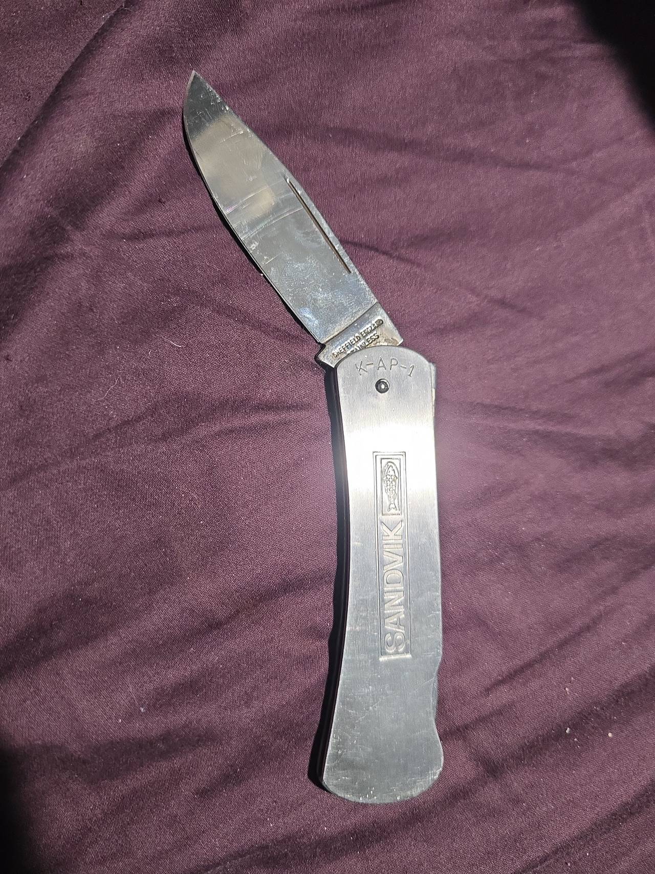 Sandvik K-AP-1 Sheffield England Folding Knife