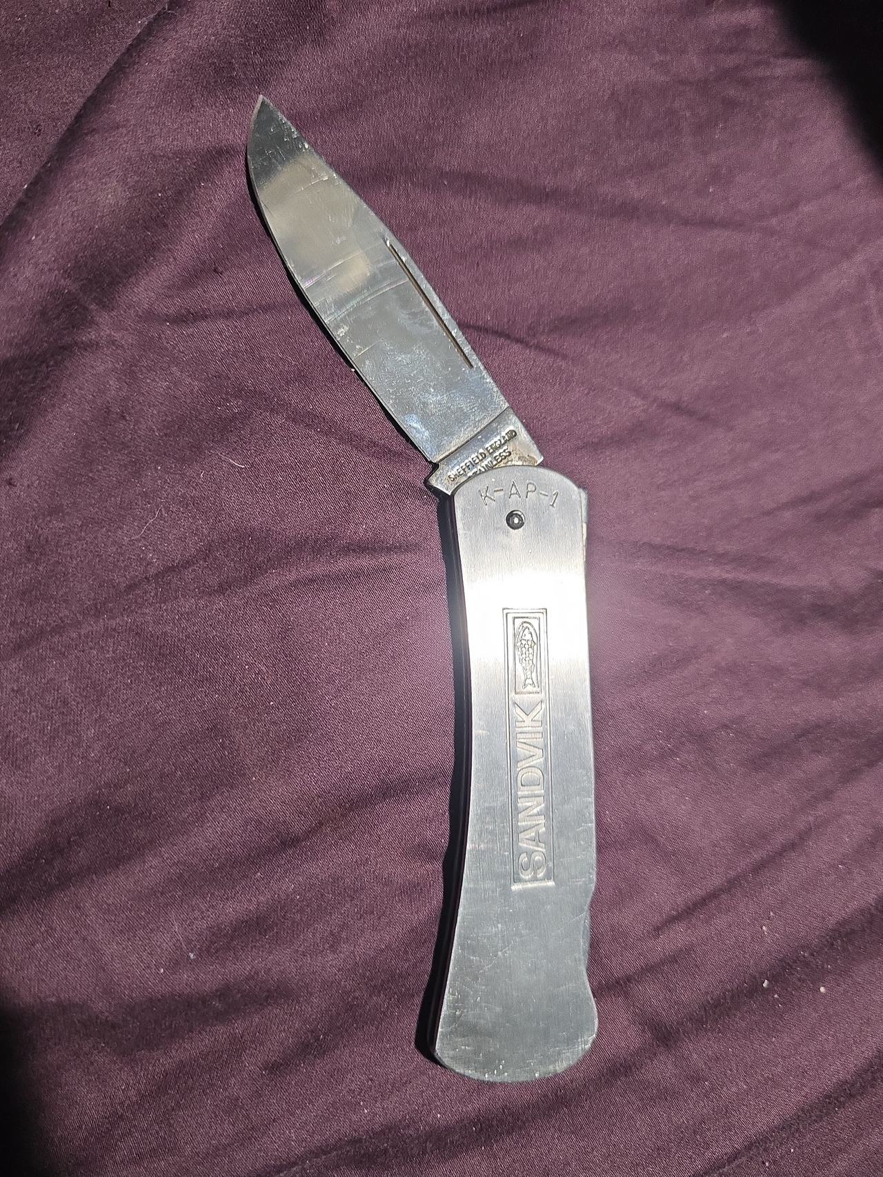 Sandvik K-AP-1 Sheffield England Folding Knife