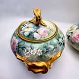 Jean Pouyat (JP) & France Limoges
Hand-Painted Sugar Bowl and Creamer Set - Image 3