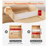Lifewit adjustable  Drawer Organizer 9 pack - Image 2