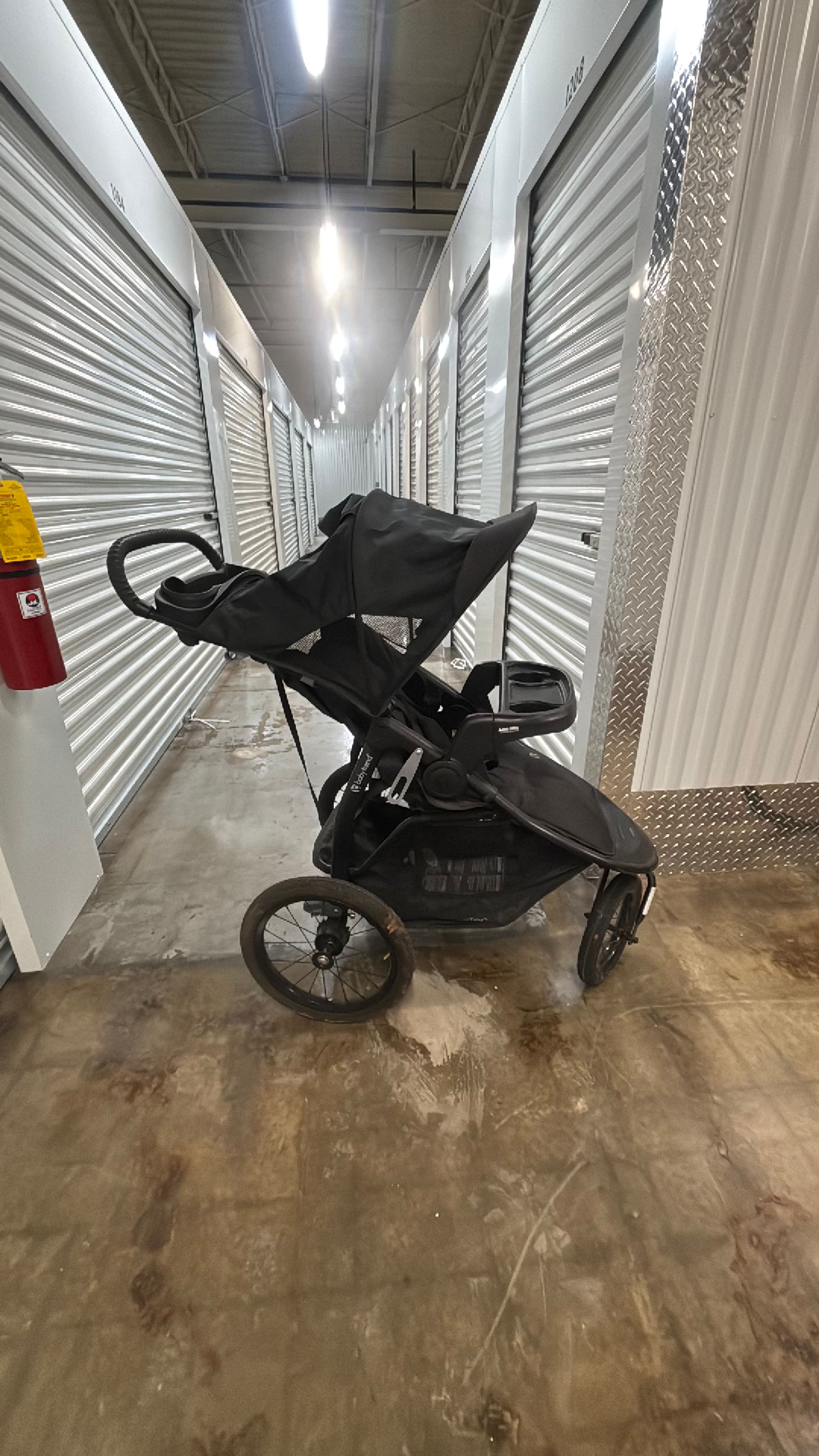 Baby Trend Expedition Race Tec Plus Jogger Stroller Ultra Black - Image 2