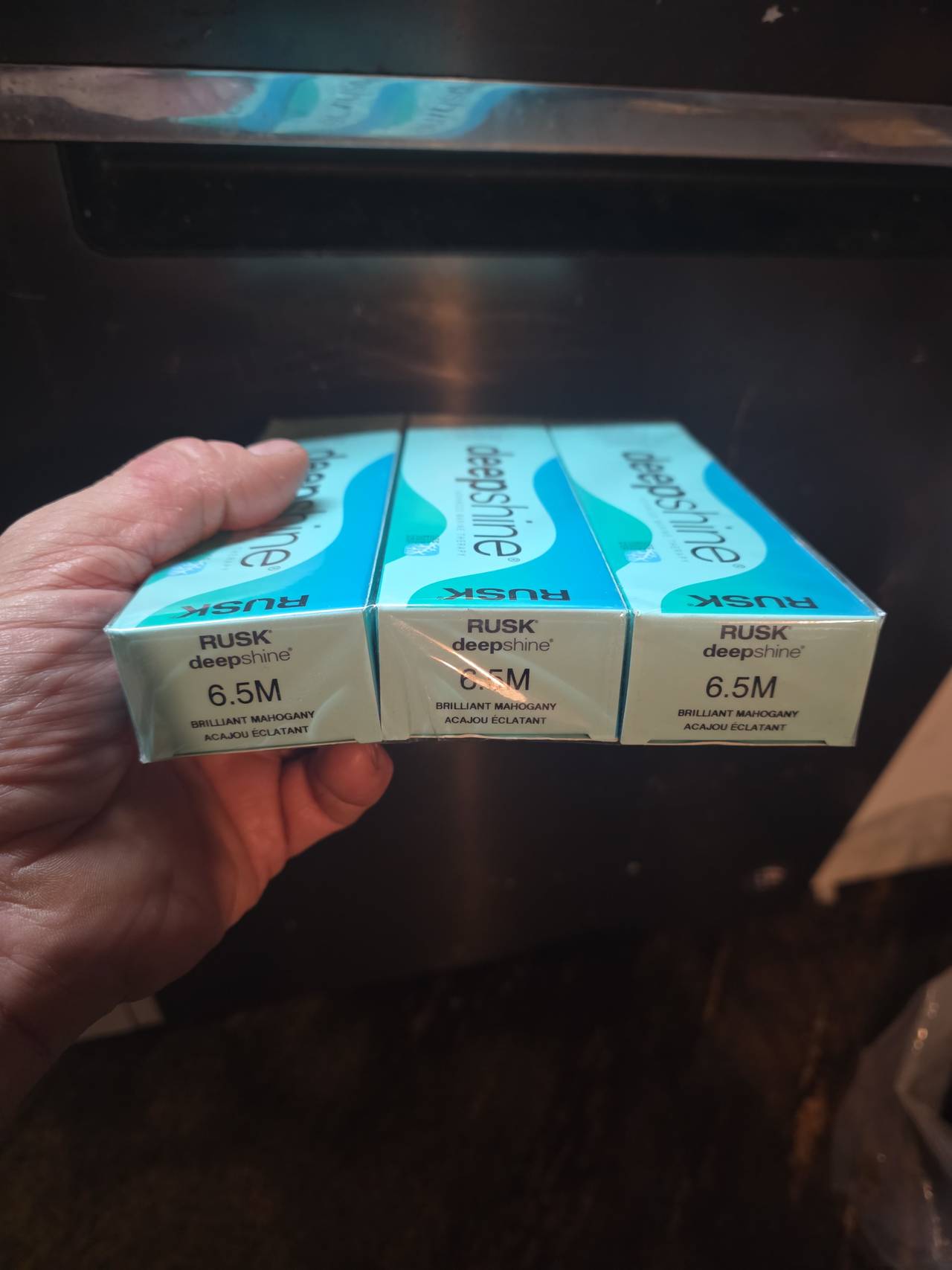 Rusk Deepshine Permanent Cream Color 6.5M Brilliant Mahogany