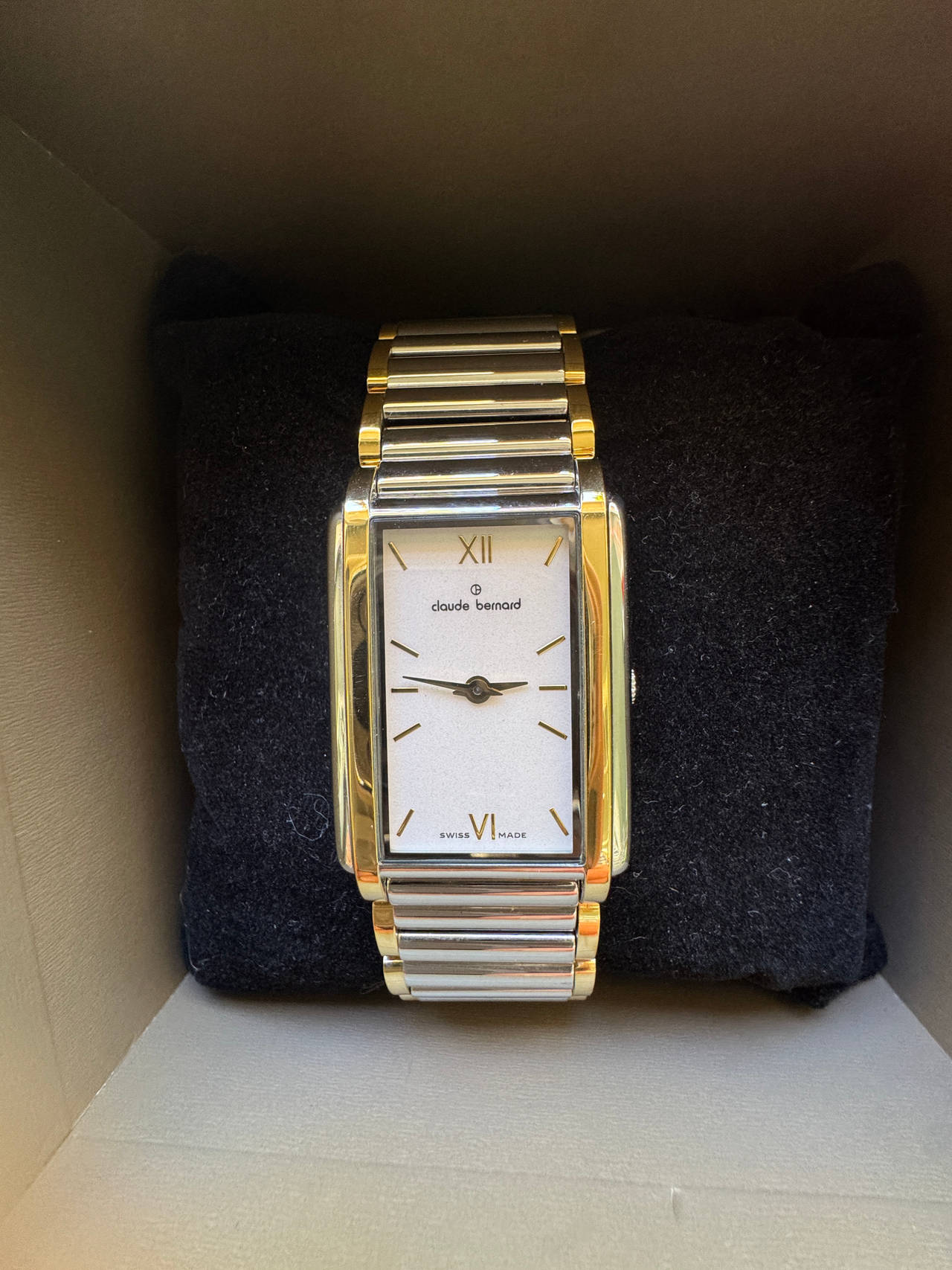 Claude Bernard Rectangular Watch