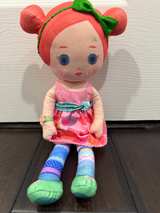 Zapf Creations Mooshka Doll Pink Hair with Green Bow - Image 1