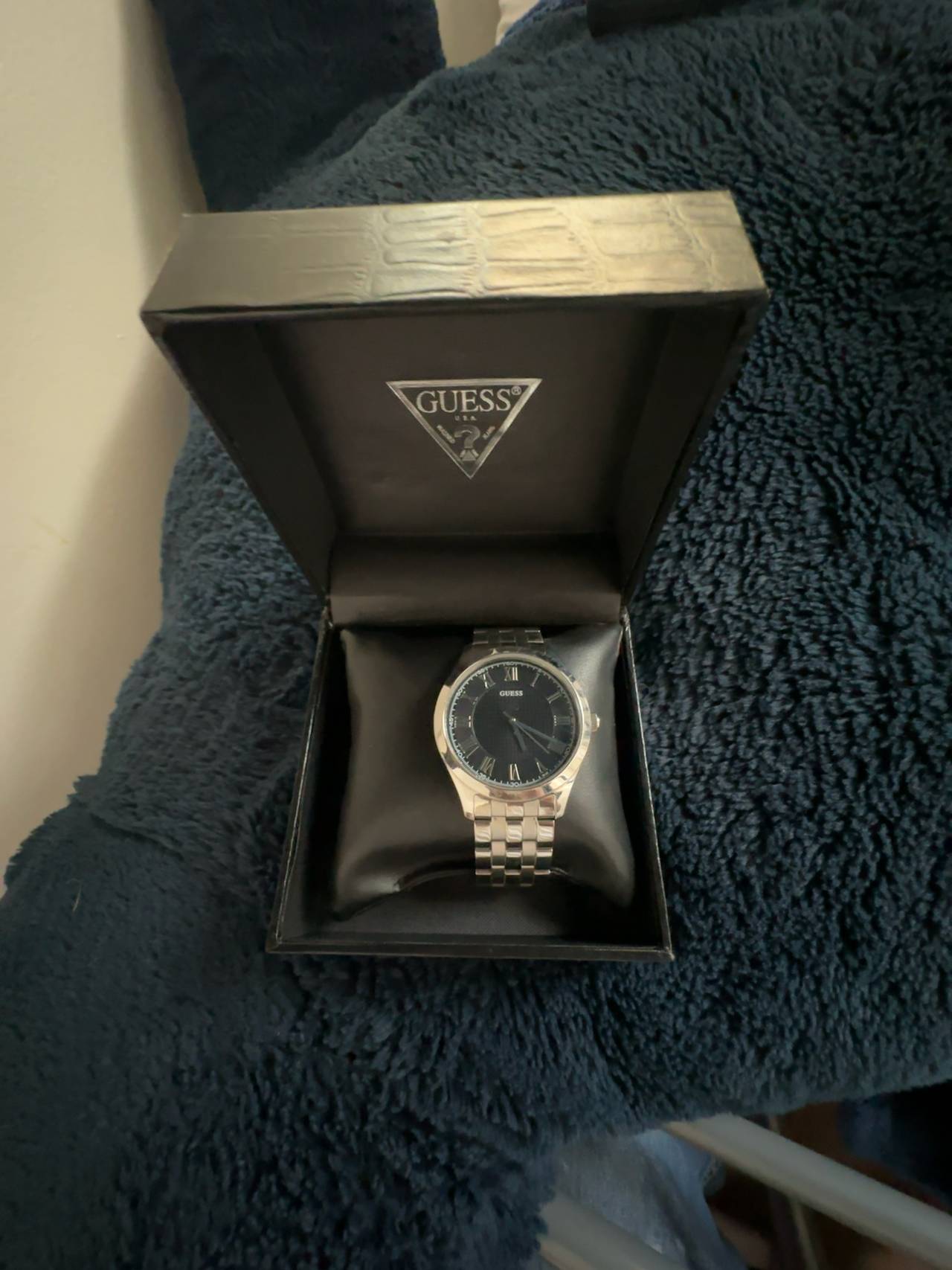 Guess Silver Stainless Steel Watch