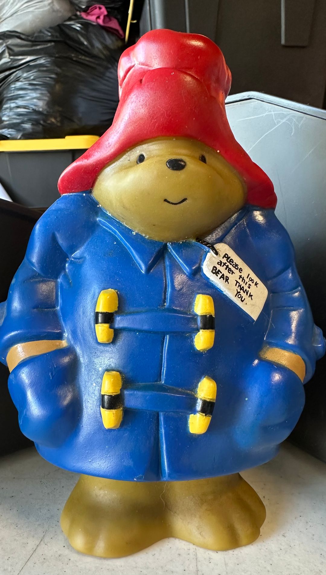 Paddington Bear Vinyl Piggy Bank