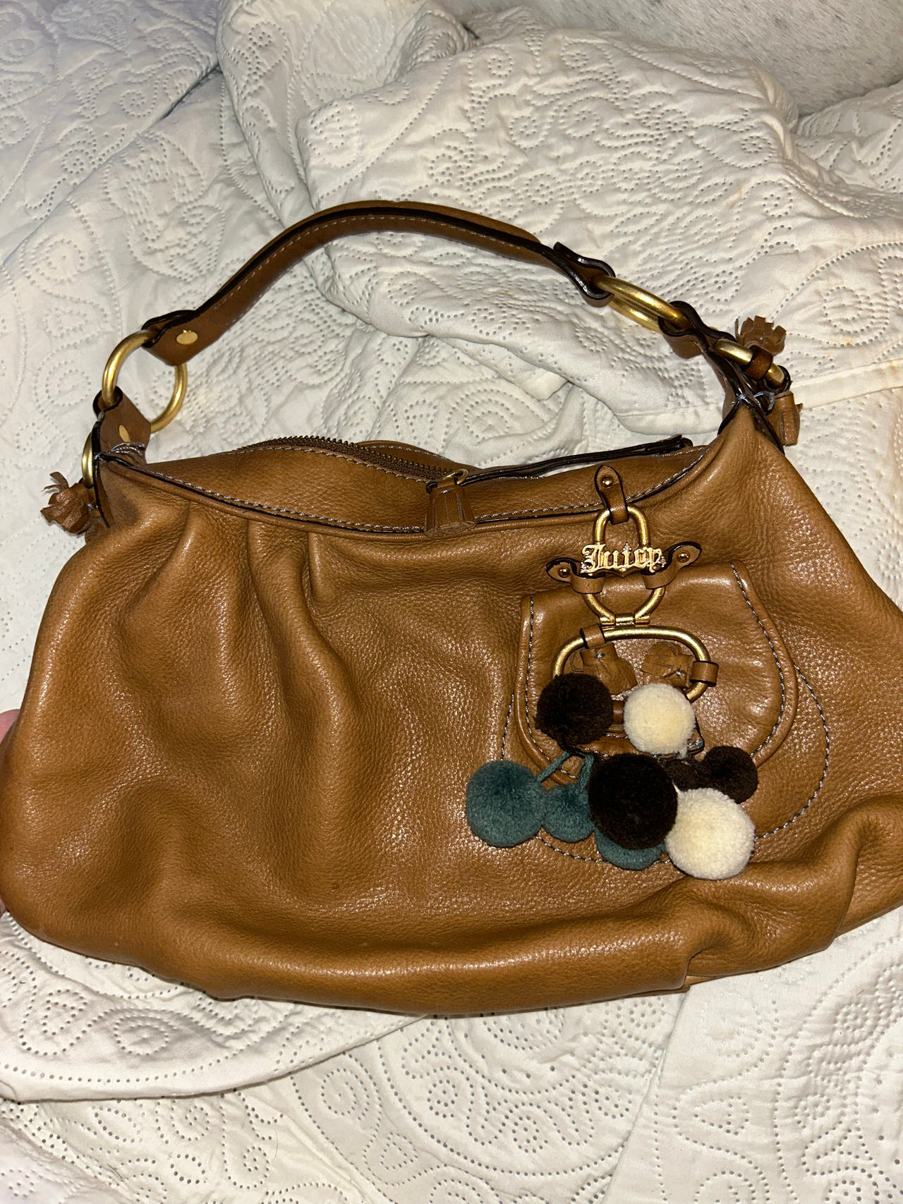 Juicy Couture Leather Hobo Bag