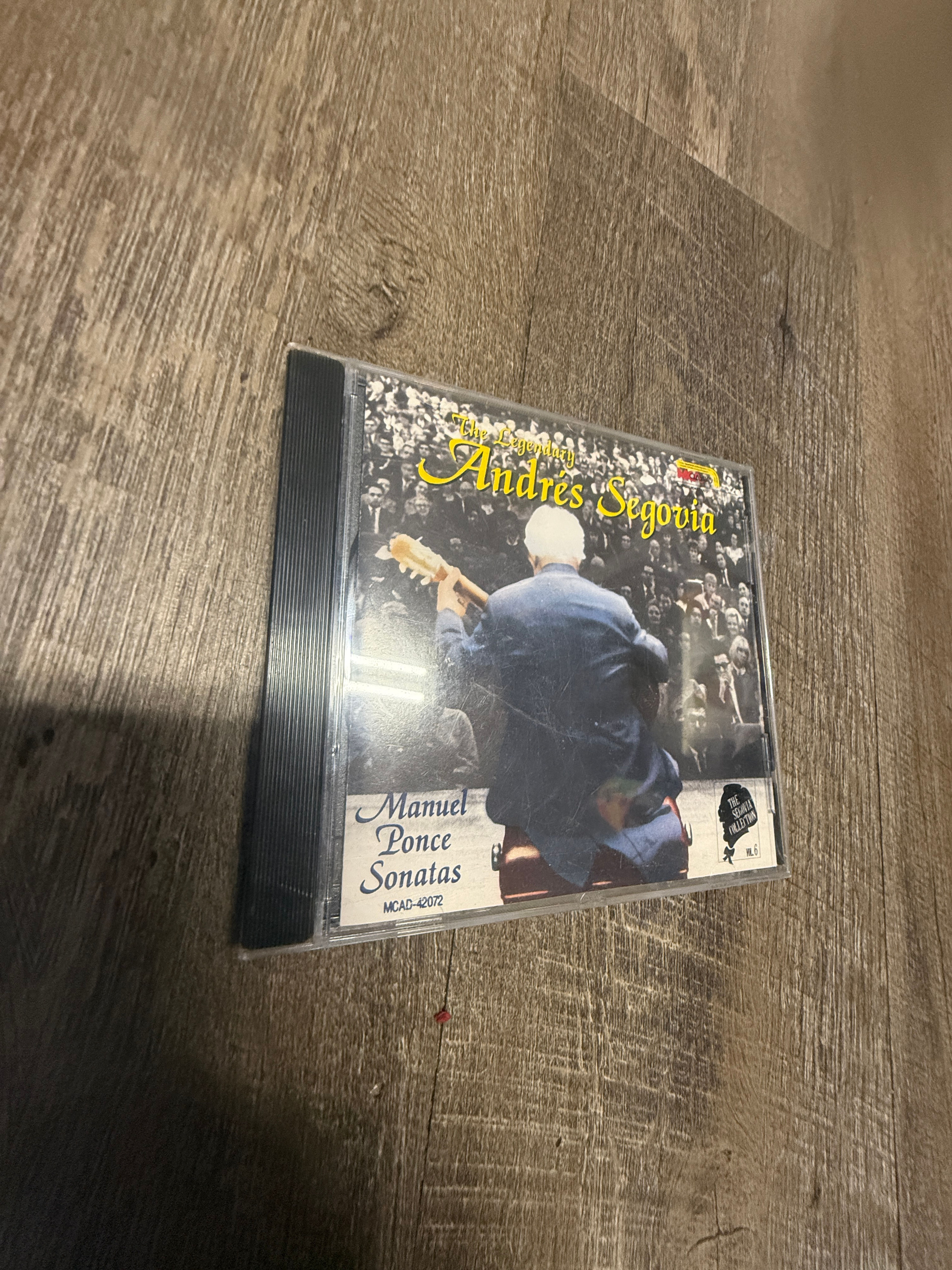 The Legendary Andres Segovia: Manuel Ponce Sonatas CD