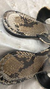 Tory Burch Miller Sandal Snakeskin Print 9 - Image 6