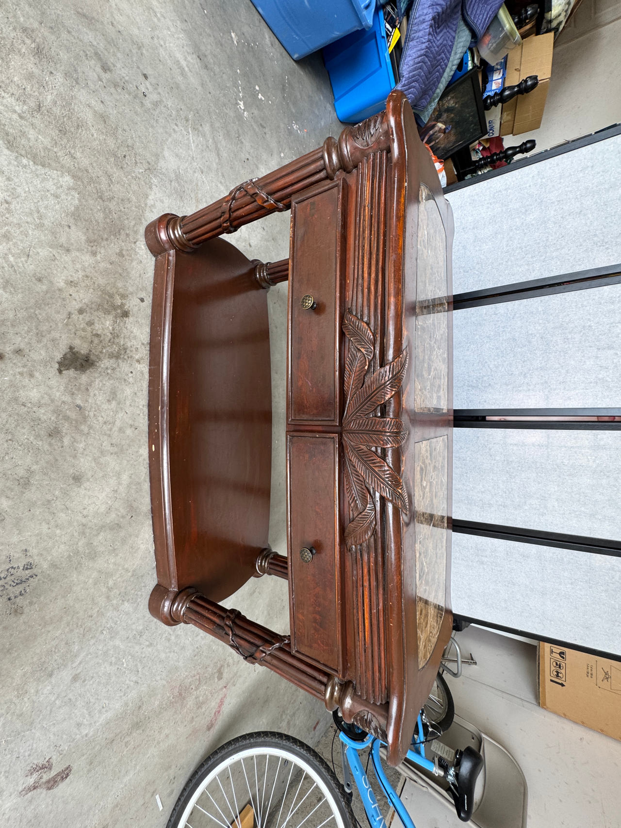 Antique Wooden Console Table