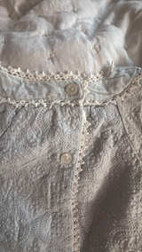 Catherine Malandrino Baby Pale Blue Embroidered Scallop Dress - Image 3