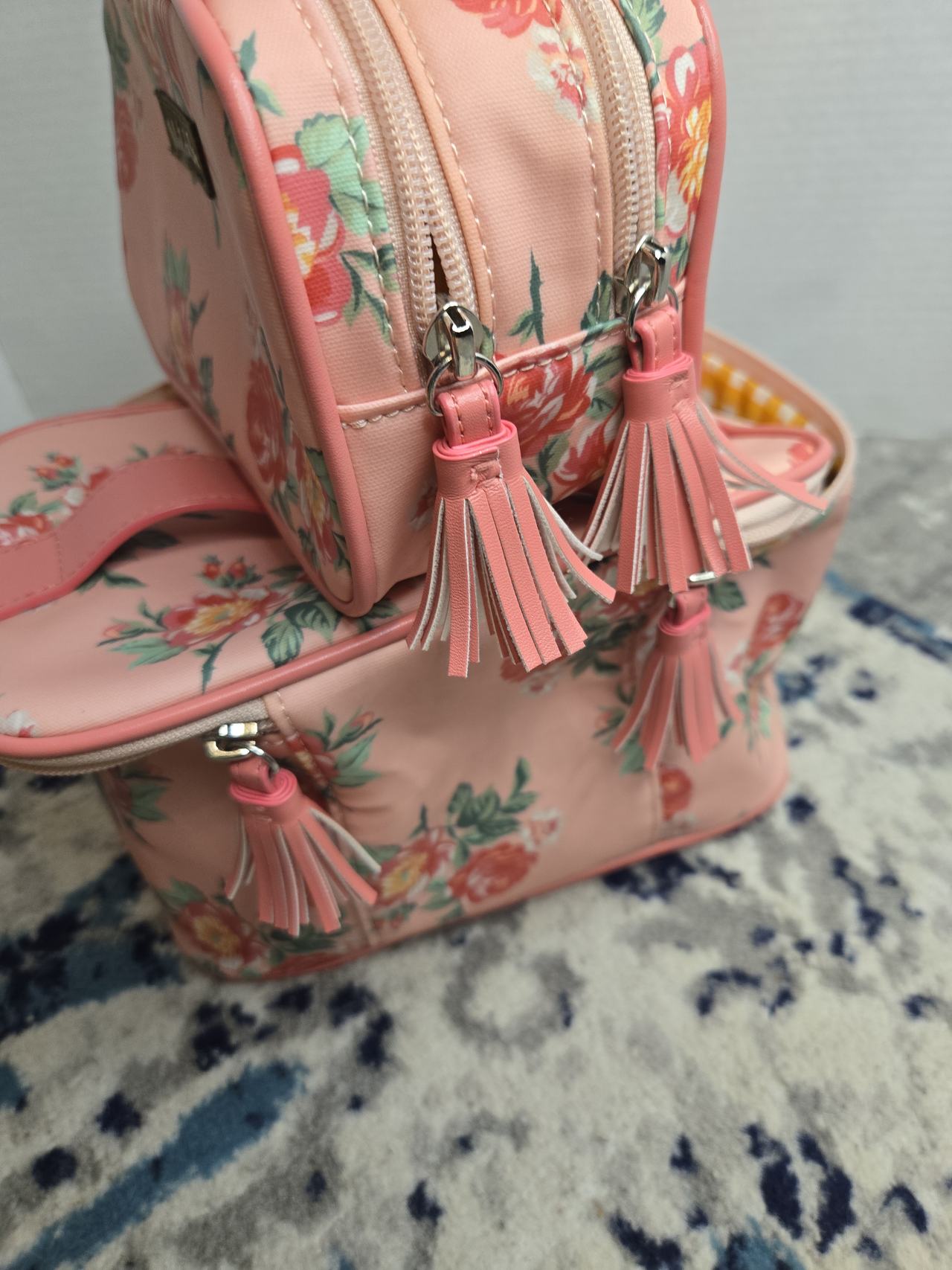 Matilda Jane Floral Cosmetic Bag Set if 2