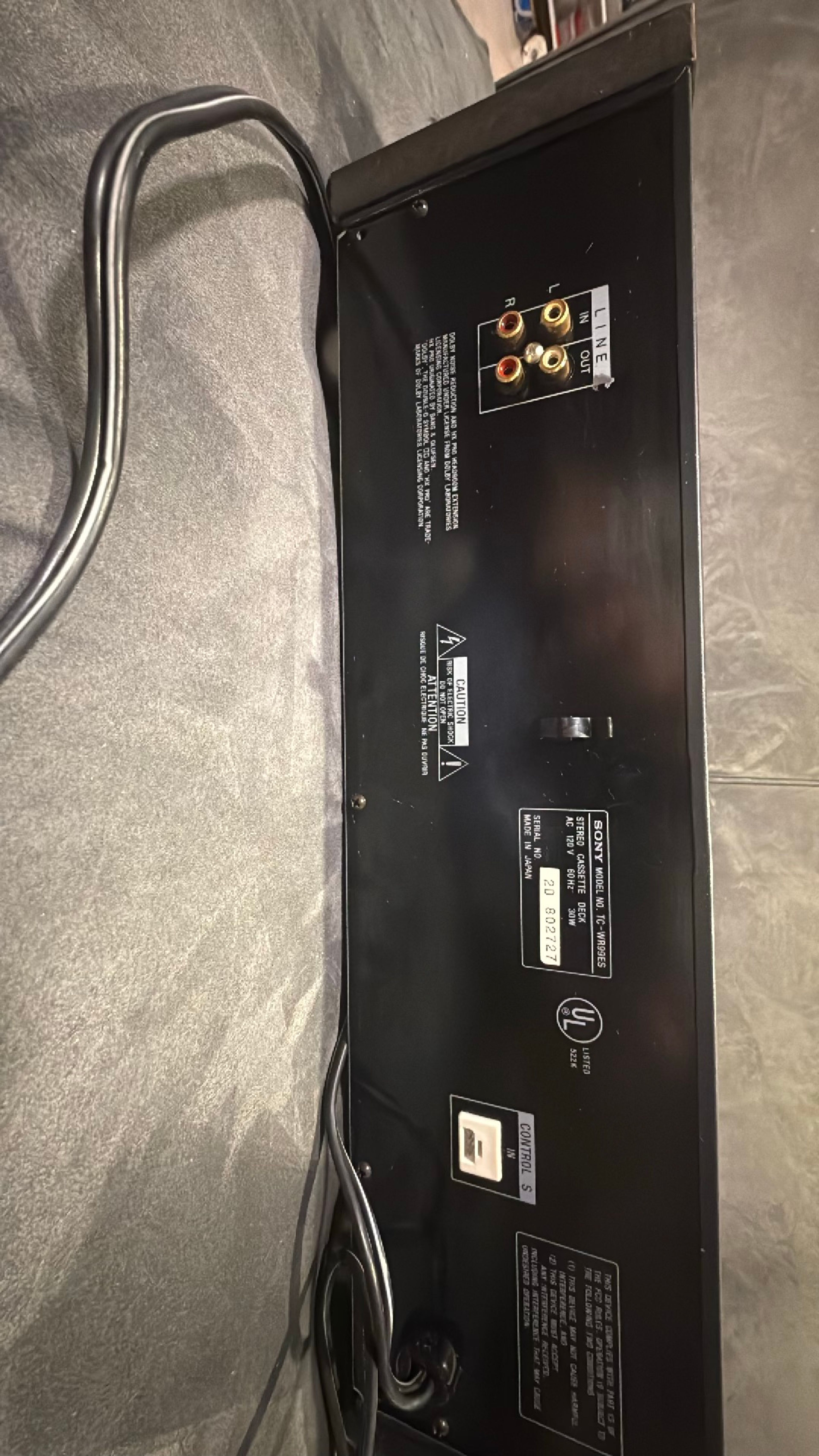 Sony TC-WR99ES Stereo Cassette Deck - Image 7