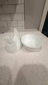 Westmoreland Milk Glass Hen on Nest Dish - Image 2