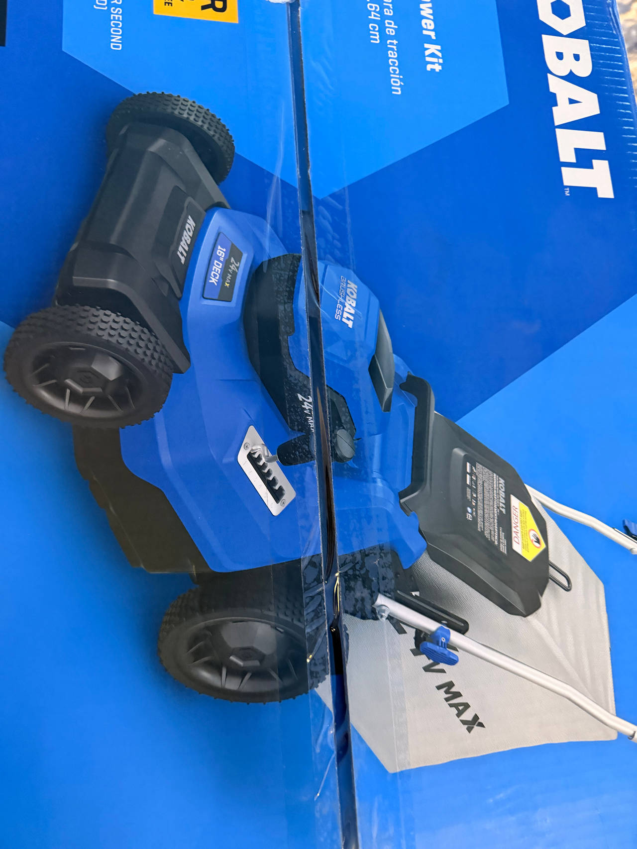Kobalt 24-Volt Max Brushless 16-in Push Lawn Mower