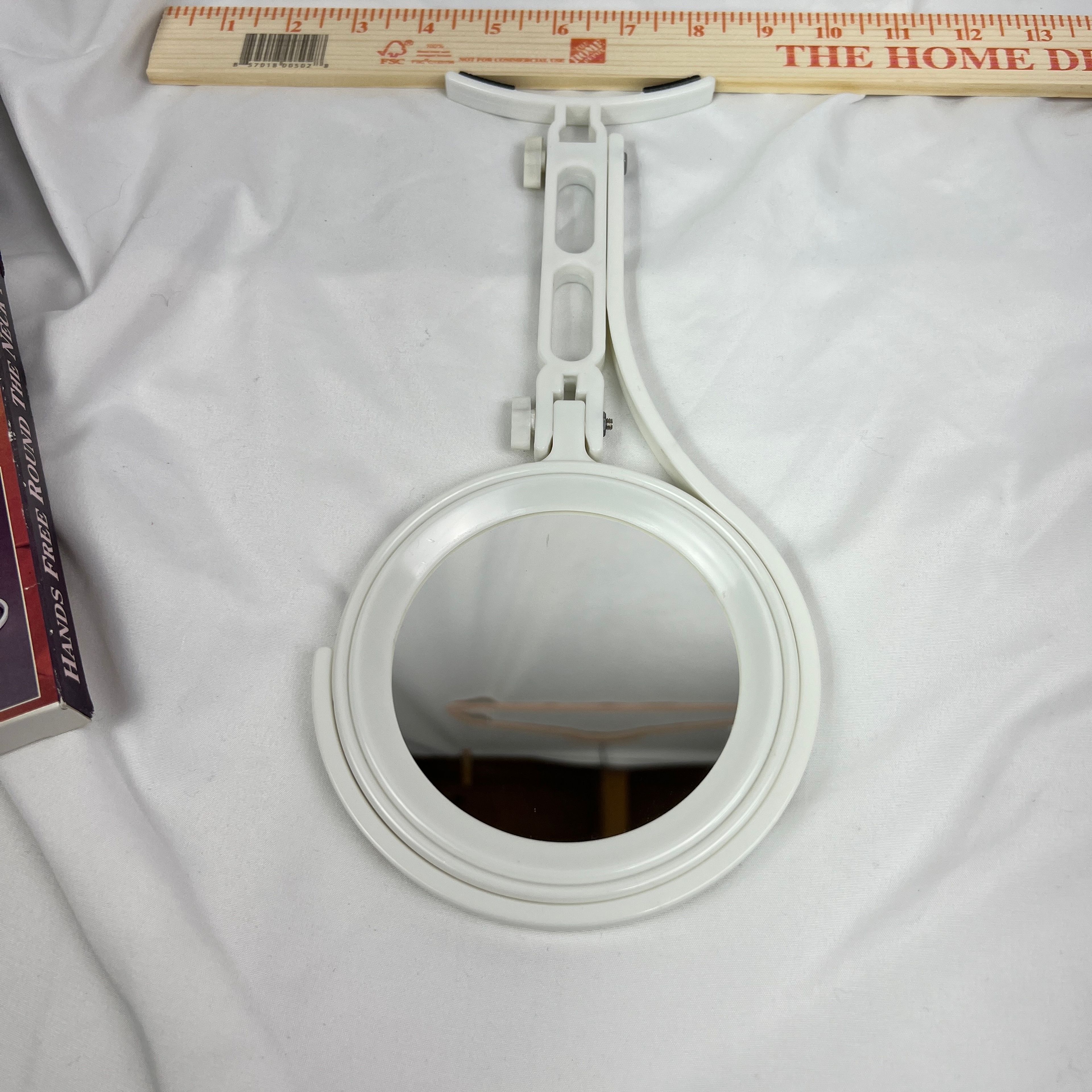 Vintage Hands Free Round The Neck Makeup Mirror Retro Vanity Beauty Tool - Image 4