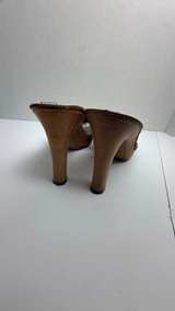 Donald J Pliner Charla White Leather Crisscross Slide Heels 8.5 - Image 4